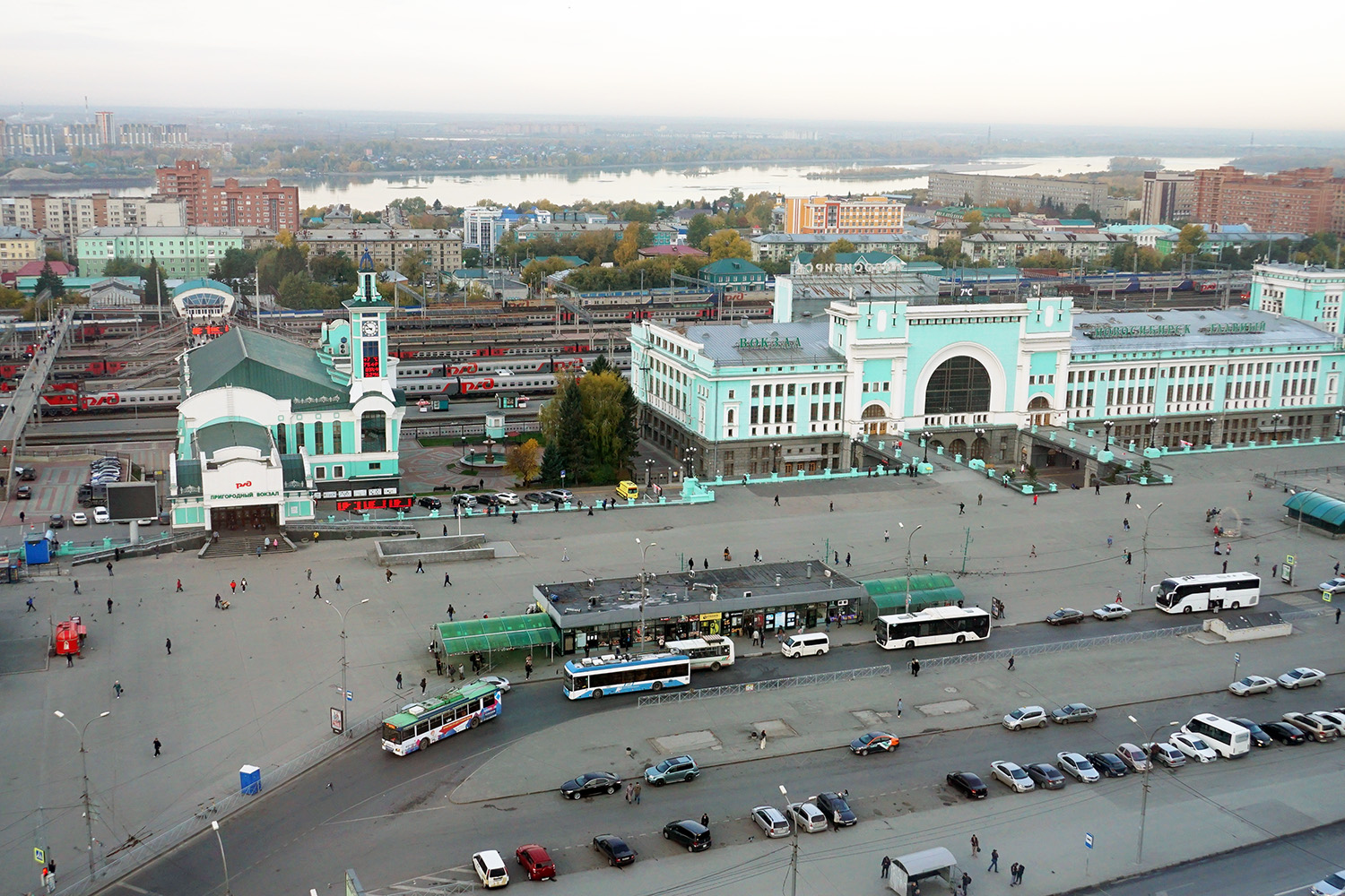 Новосибирск — Троллейбусные линии и конечные