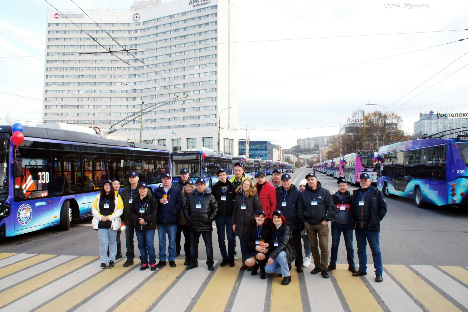 Electric transport employees
