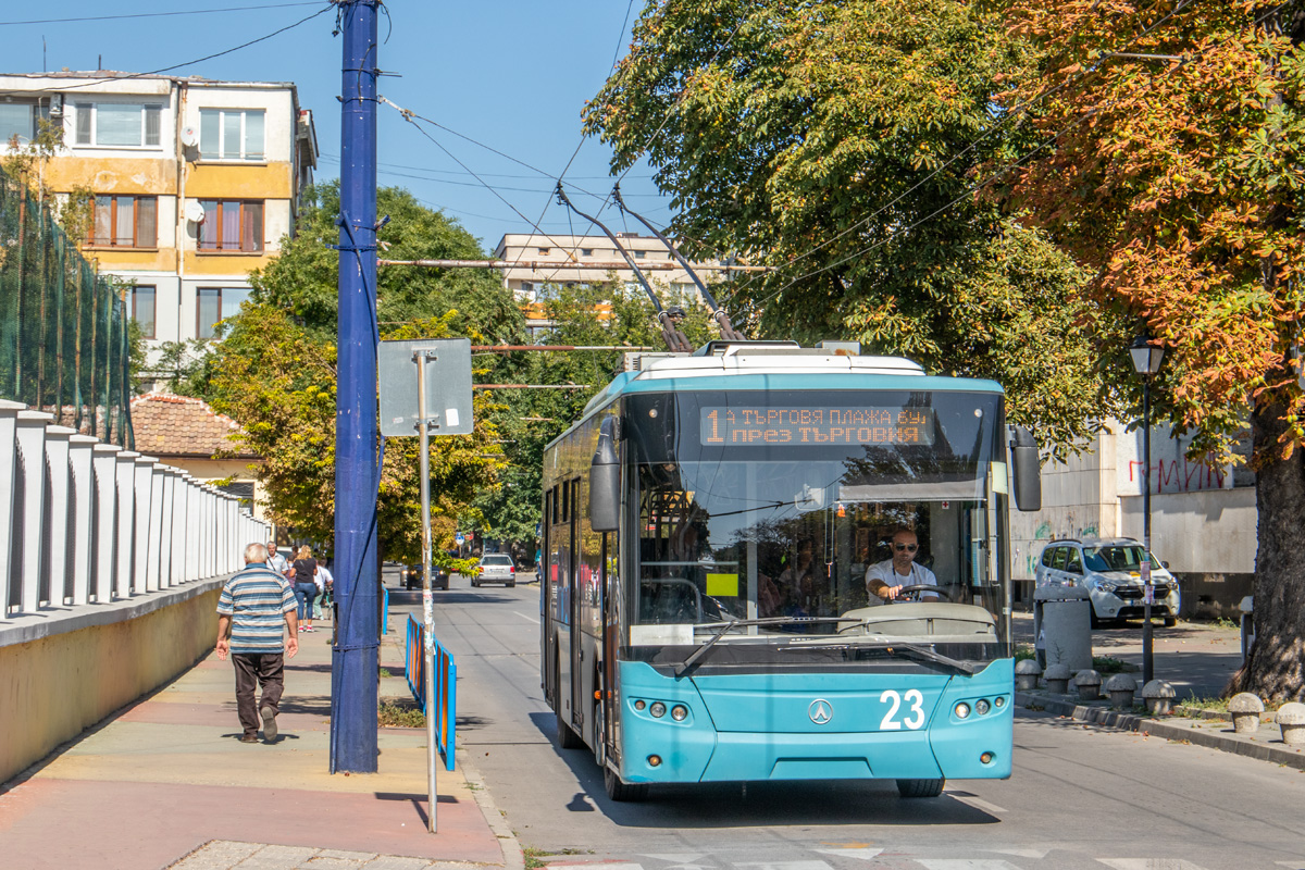 Пазарджик, ЛАЗ E183A1 № 23
