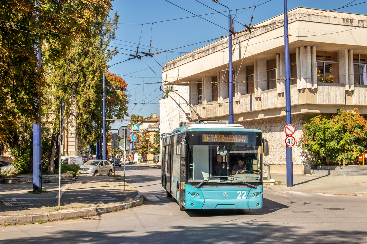 Пазарджик, ЛАЗ E183A1 № 22