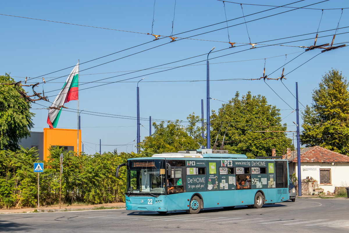 Пазарджик, ЛАЗ E183A1 № 22