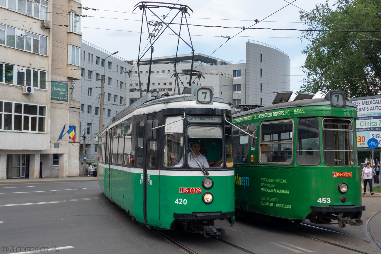 Jassy, Esslingen GT4 Nr. 420; Jassy, Esslingen GT4 Nr. 453 Jassy, Esslingen GT4 Nr. 420; Jassy, Esslingen GT4 Nr. 453