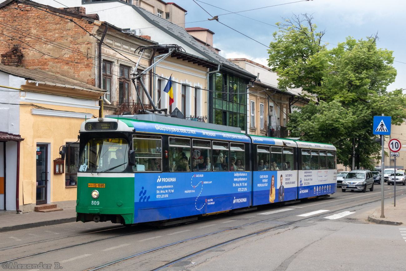 Яссы, MAN GT8 № 809