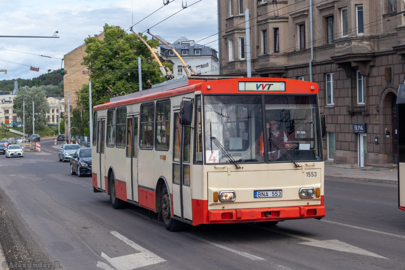 Вильнюс, Škoda 14Tr89/6 № 1553