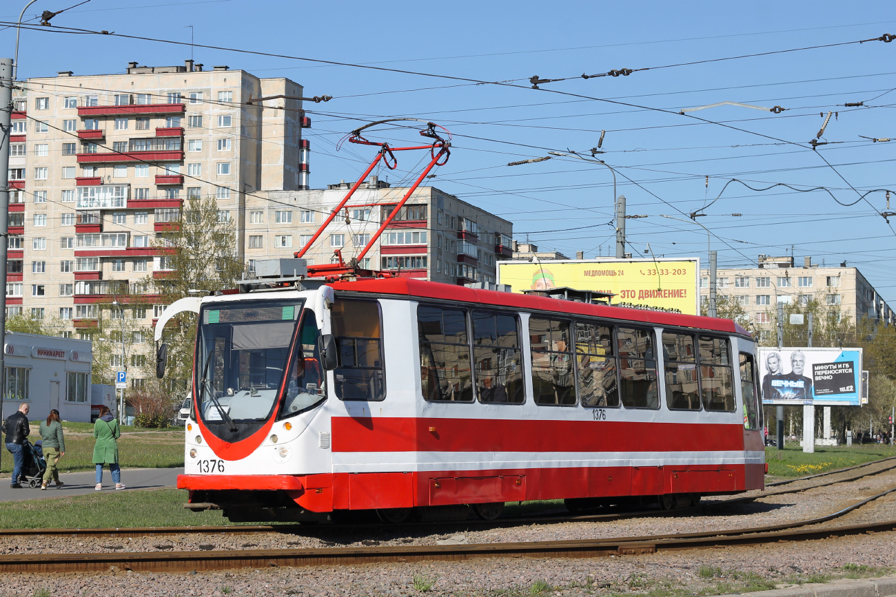Санкт-Петербург, 71-134А (ЛМ-99АВН) № 1376 Санкт-Петербург, 71-134А (ЛМ-99АВН) № 1376