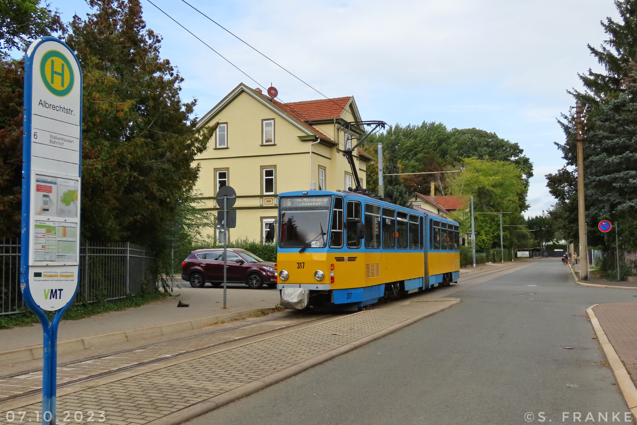 Гота, Tatra KT4DC-Z № 317