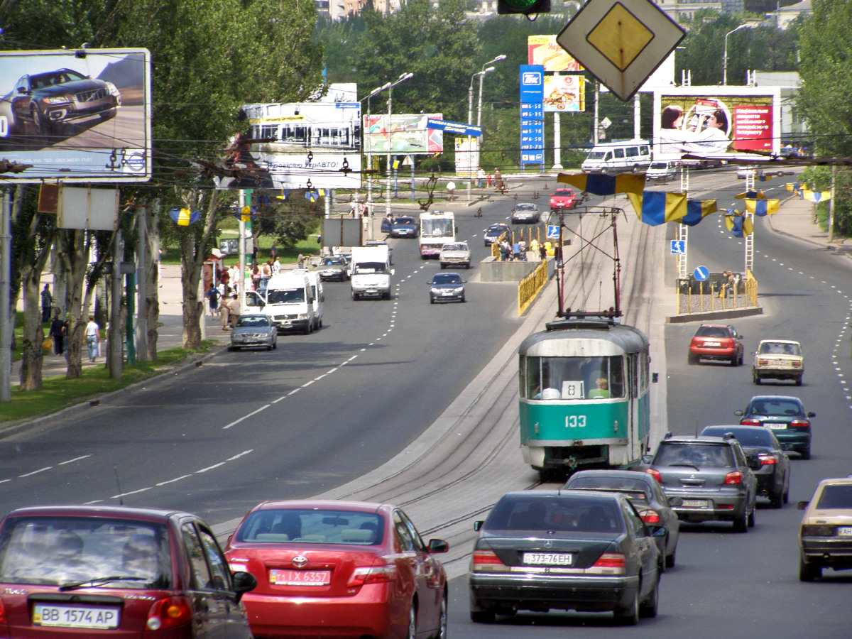 Донецк, Tatra T3SU № 133; Донецк — Трамвайные линии: сеть 4-го депо