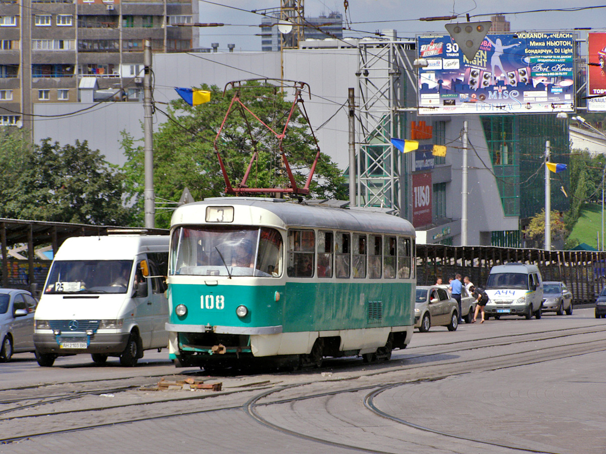 Донецк, Tatra T3SU № 108