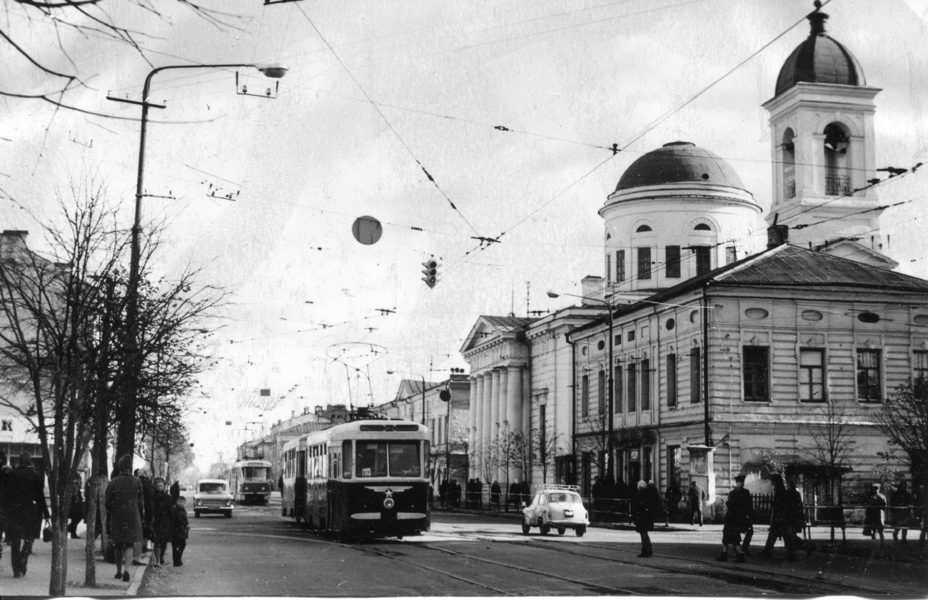 Тверь — Старые фотографии (1917—1991); Тверь — Трамвайные линии: Центральный район