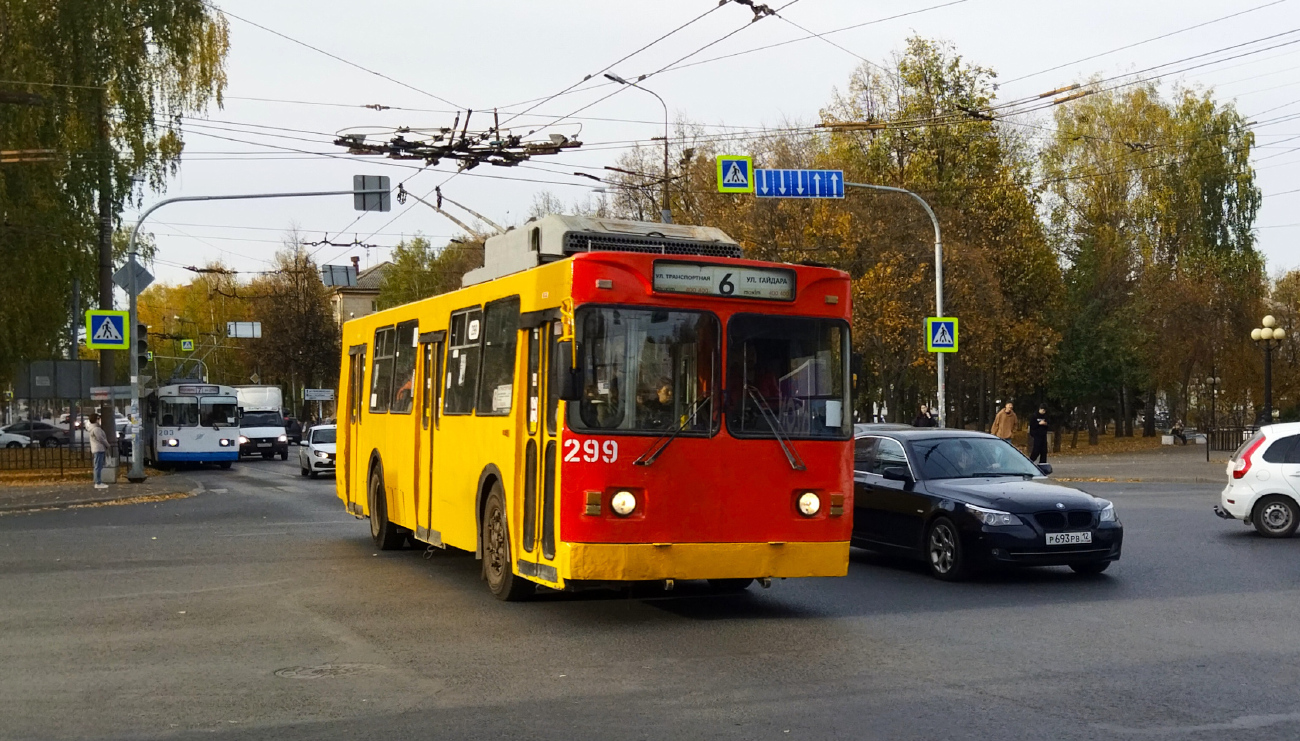 Йошкар-Ола, ЗиУ-682ГМ1 (с широкой передней дверью) № 299