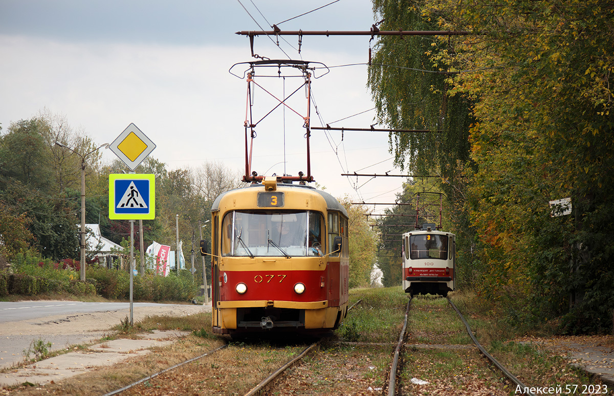 Орёл, Tatra T3SU № 077