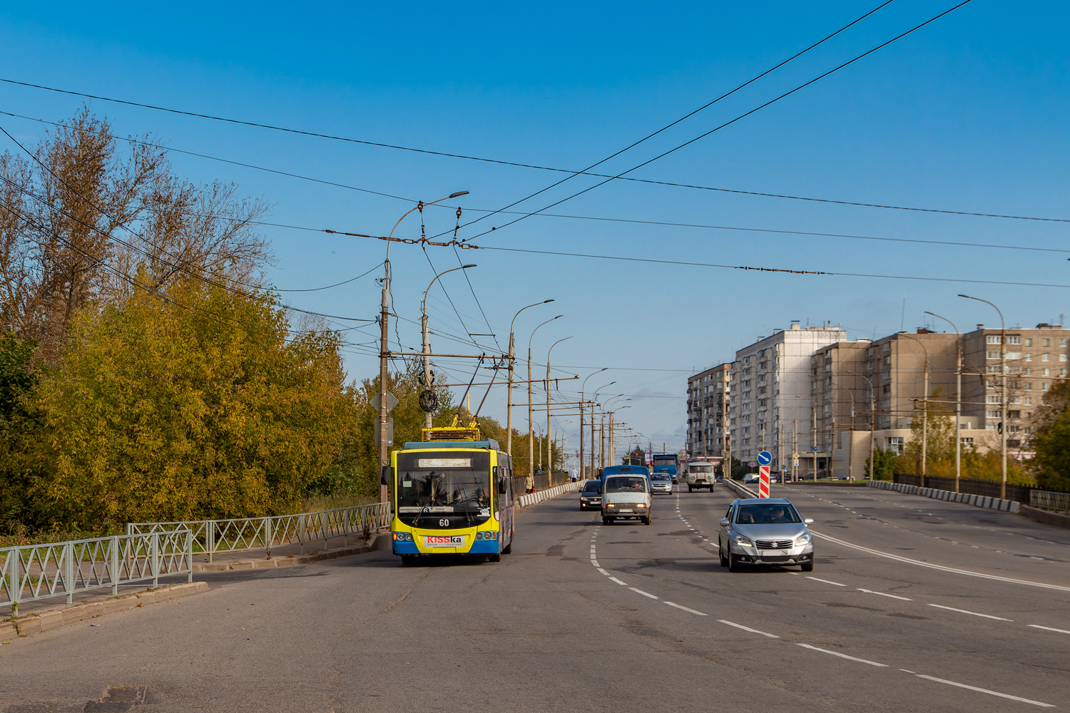 Рыбинск, ВМЗ-5298.01 «Авангард» № 60; Рыбинск — Троллейбусные линии