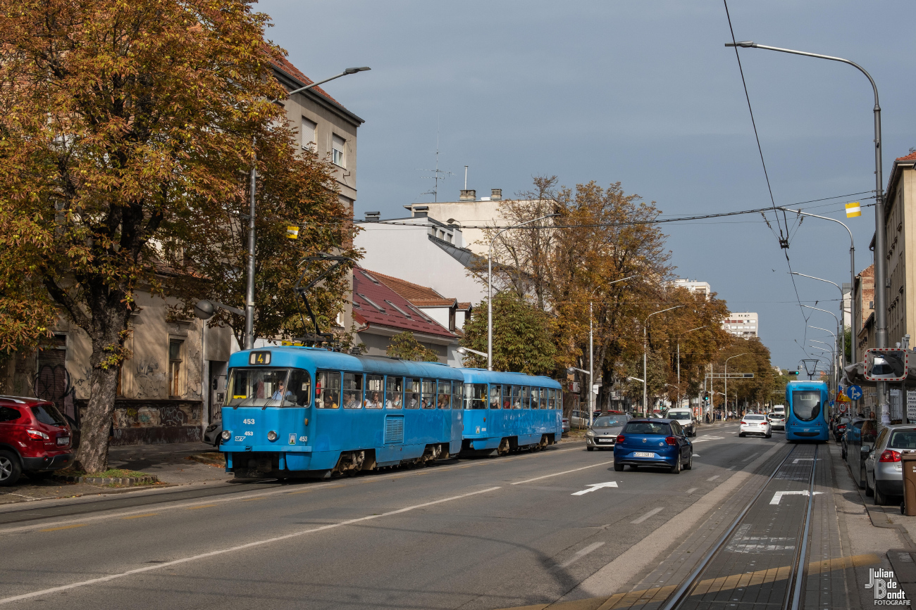 Загреб, Tatra T4YU № 453