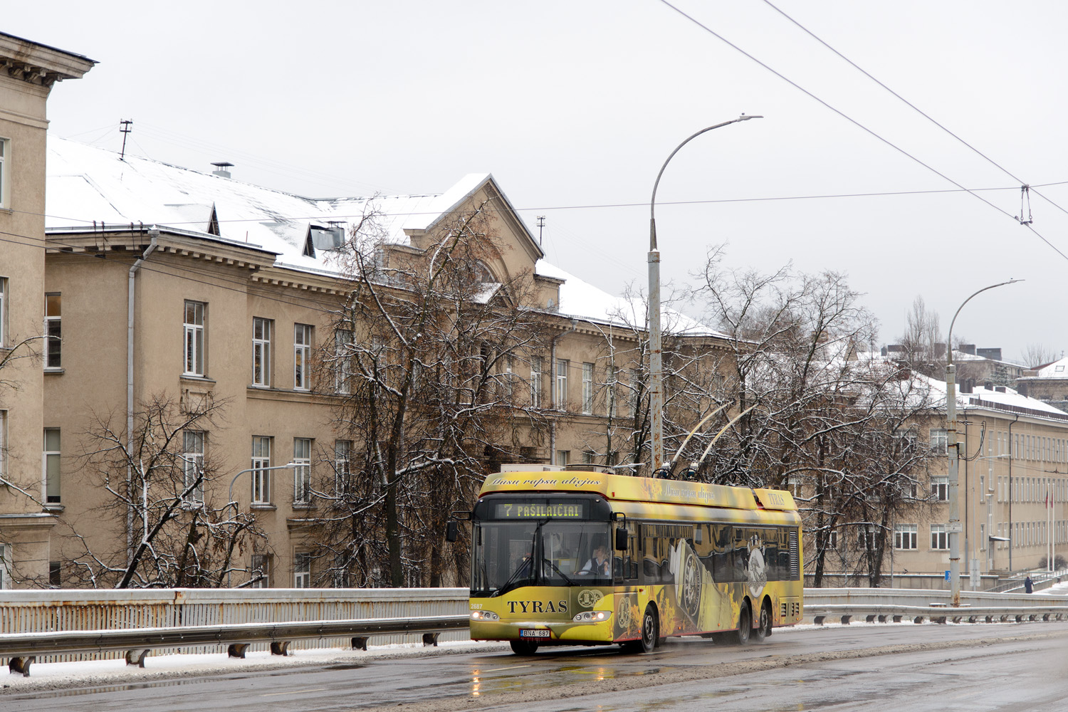 Vilnius, Solaris Trollino II 15 AC № 2687
