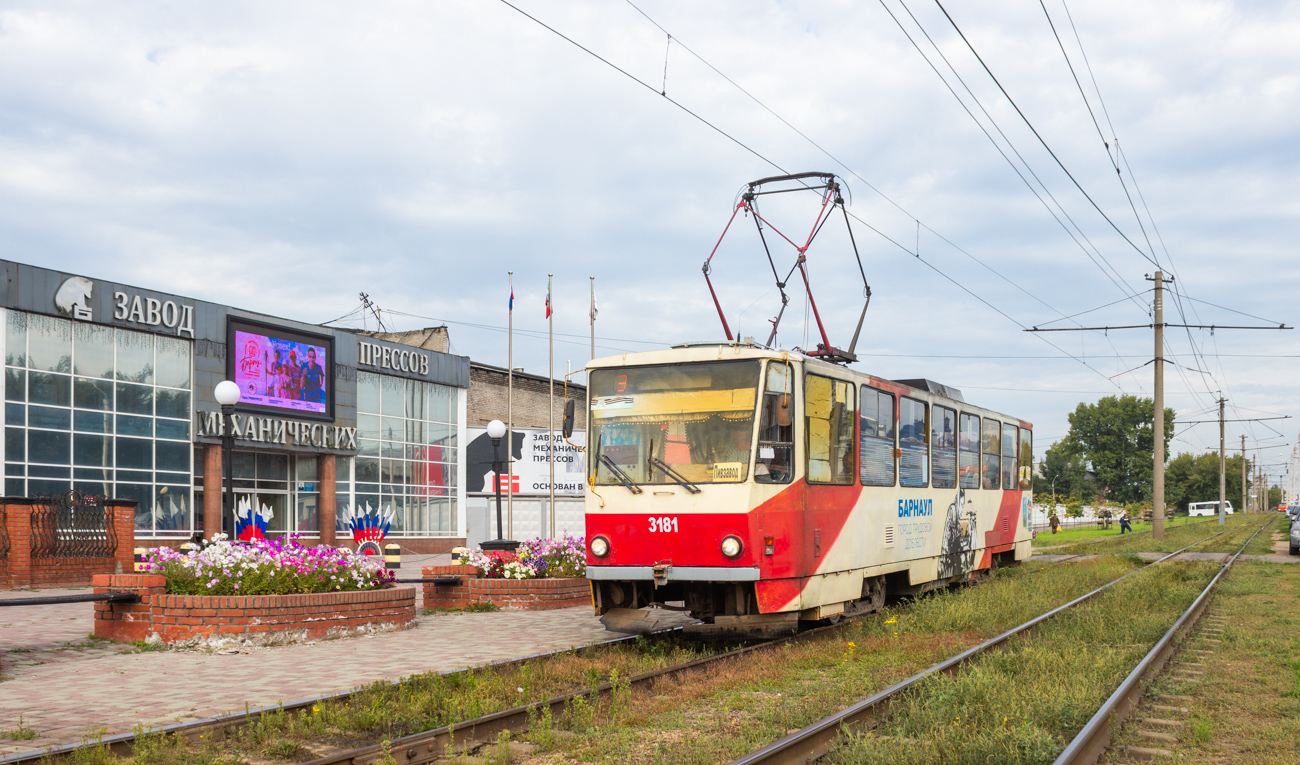 Барнаул, Tatra T6B5SU № 3181