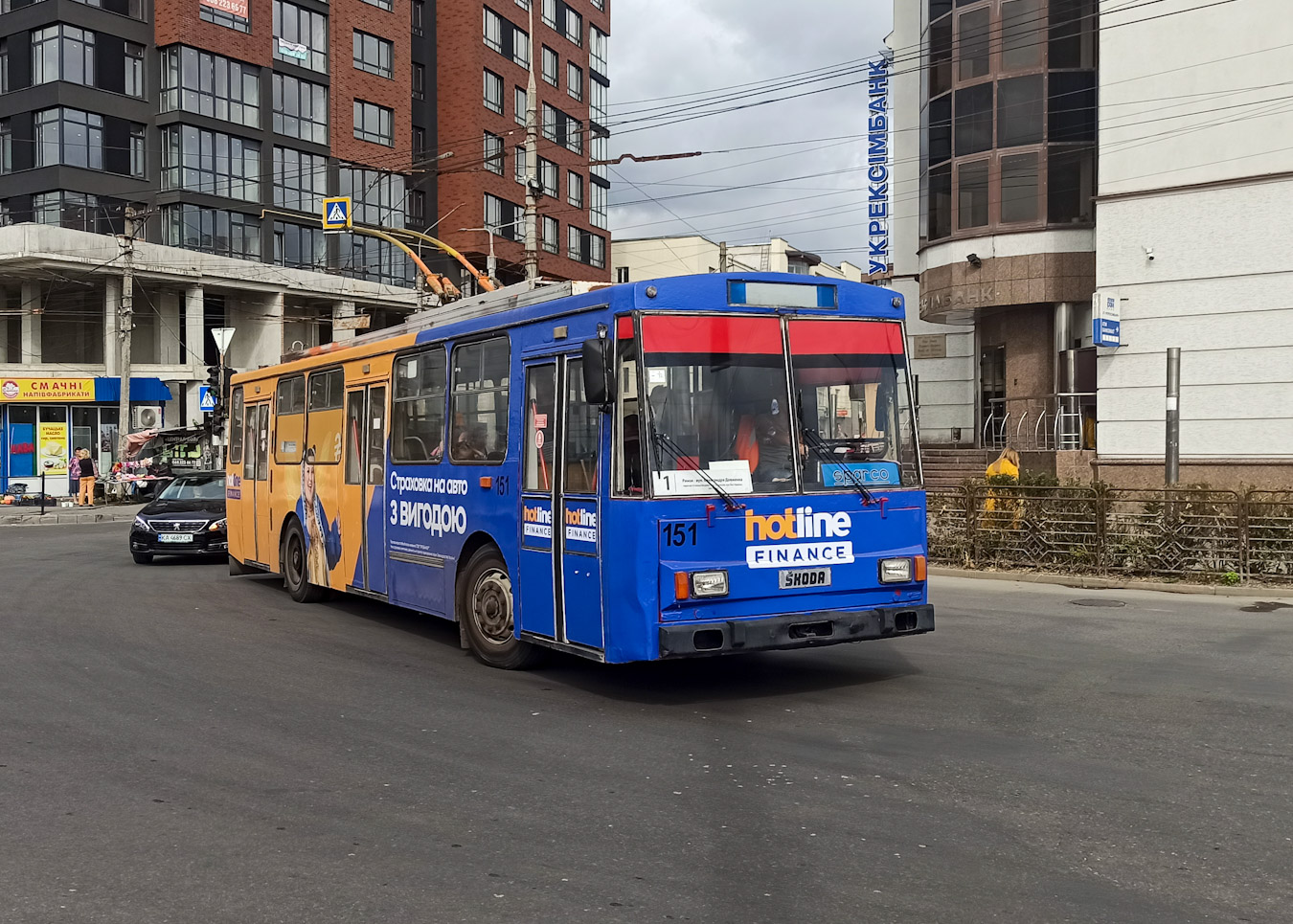 Тернополь, Škoda 14Tr08/6 № 151