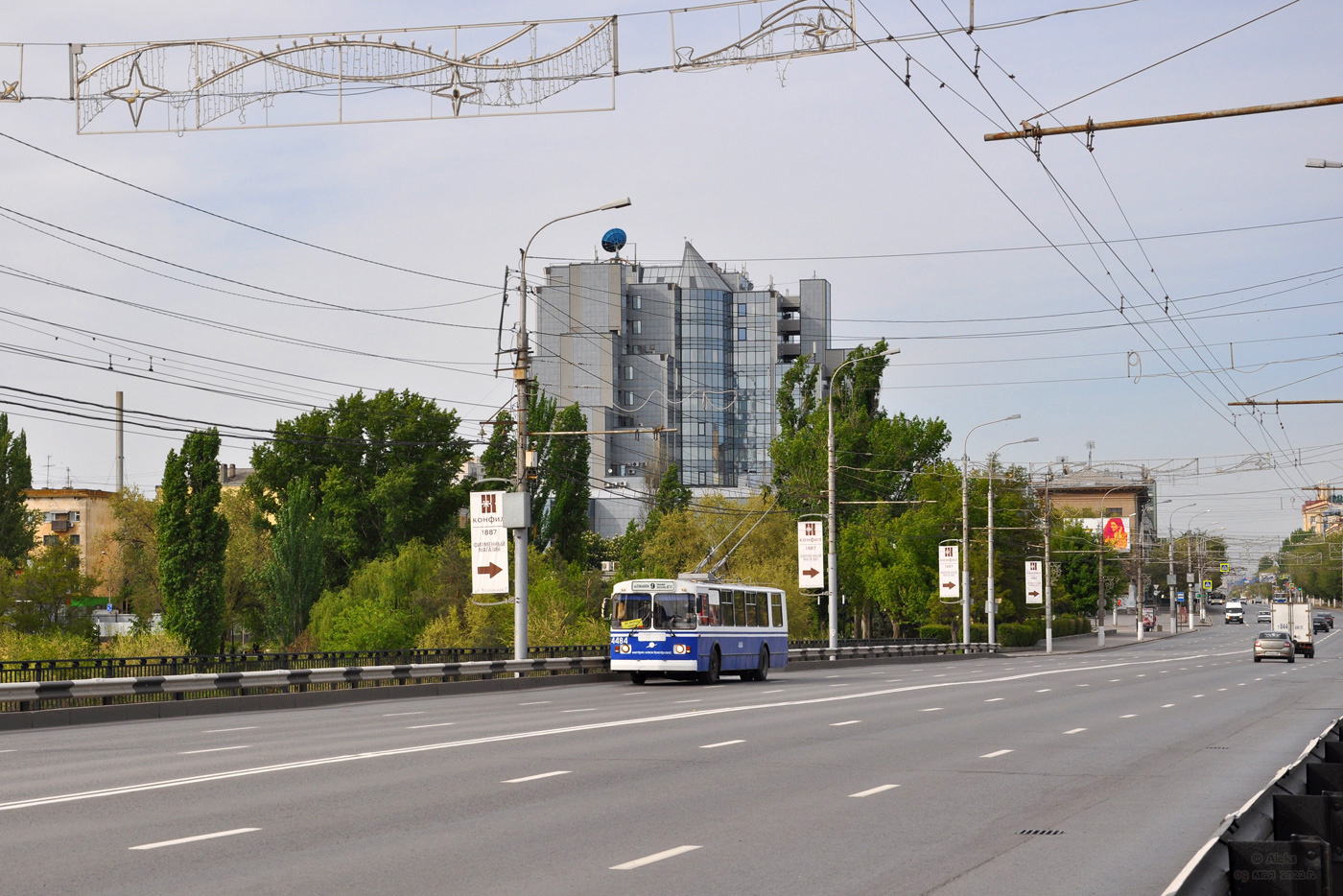 Волгоград — Троллейбусные линии: [1 и 4] Центральная сеть