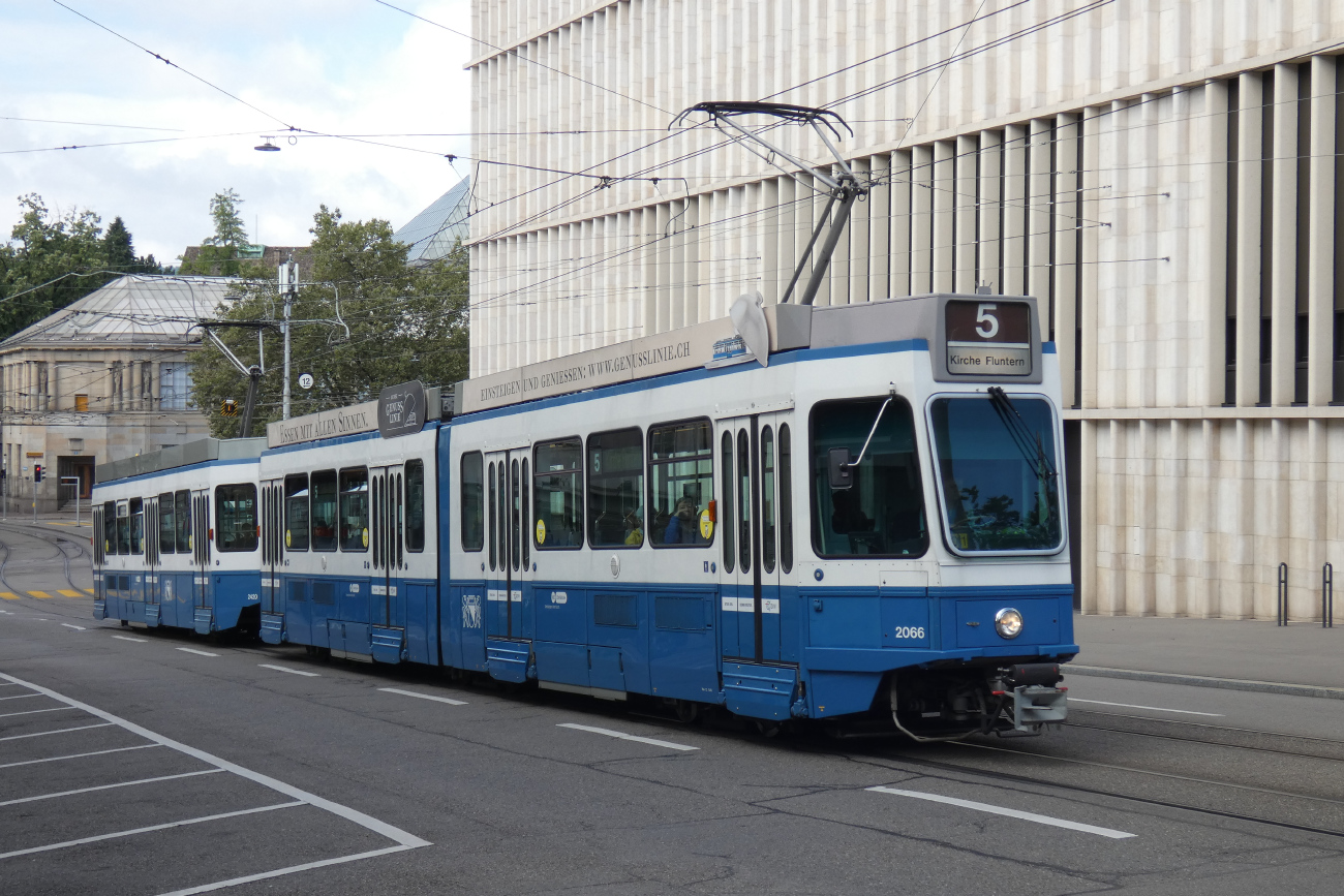 Цюрих, SWP/SIG/BBC Be 4/6 "Tram 2000" № 2066