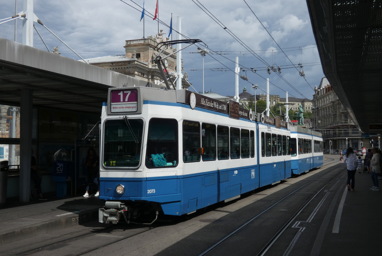 Цюрих, SWP/SIG/BBC Be 4/6 "Tram 2000" № 2073