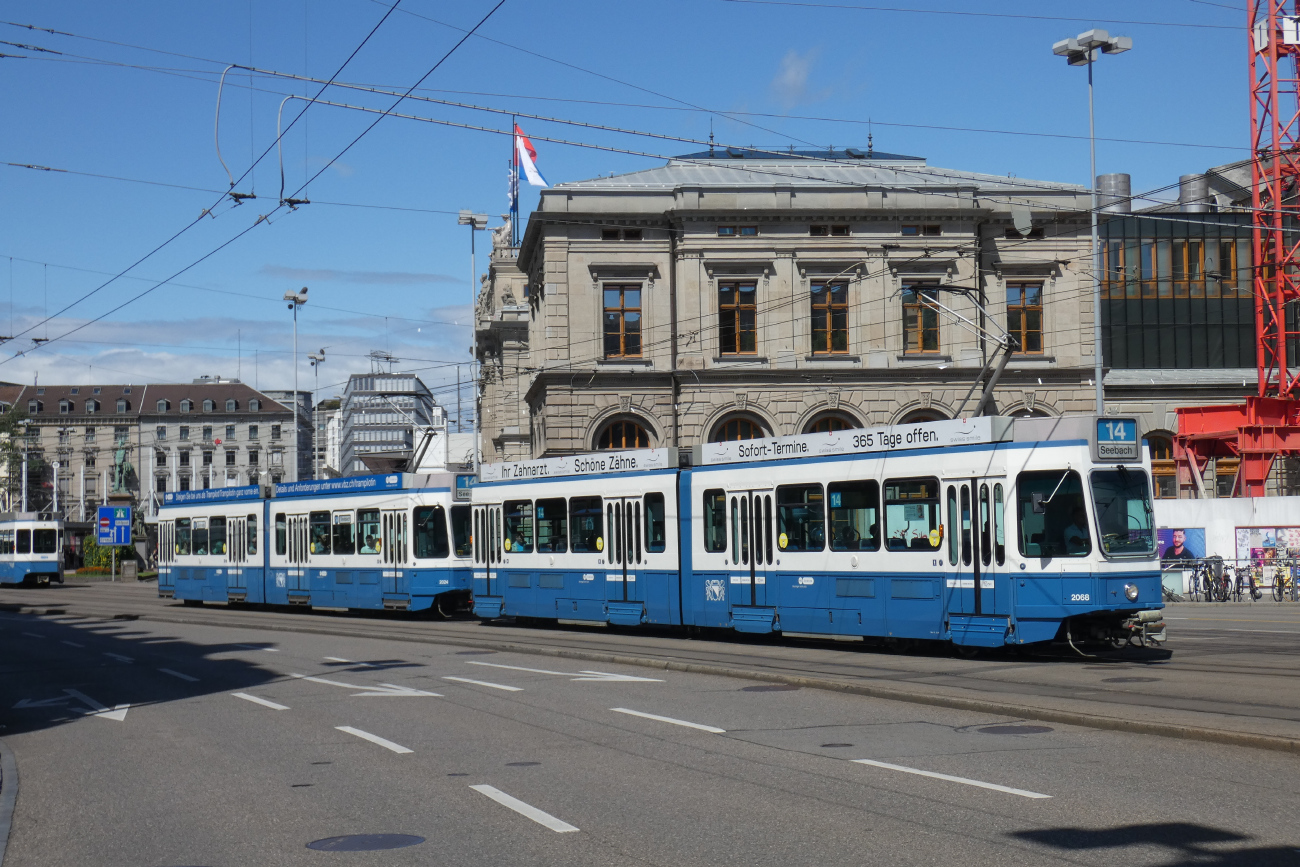 Цюрих, SWP/SIG/BBC Be 4/6 "Tram 2000" № 2068