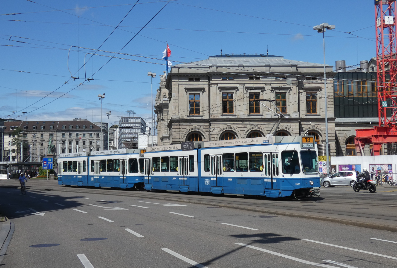 Цюрих, SWP/SIG/BBC Be 4/6 "Tram 2000" № 2063