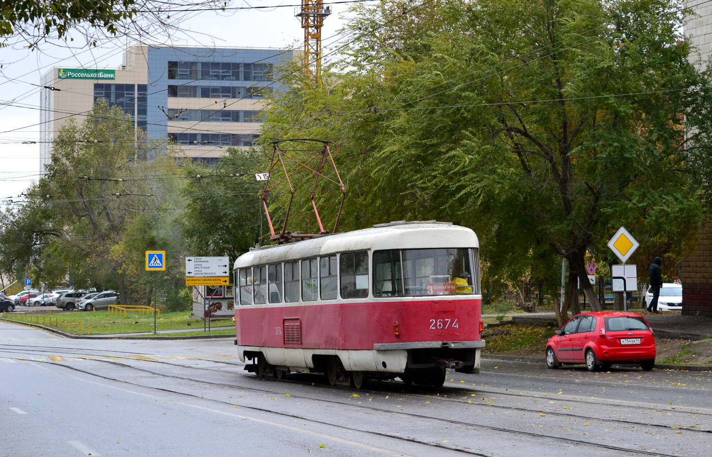 Волгоград, Tatra T3SU (двухдверная) № 2674