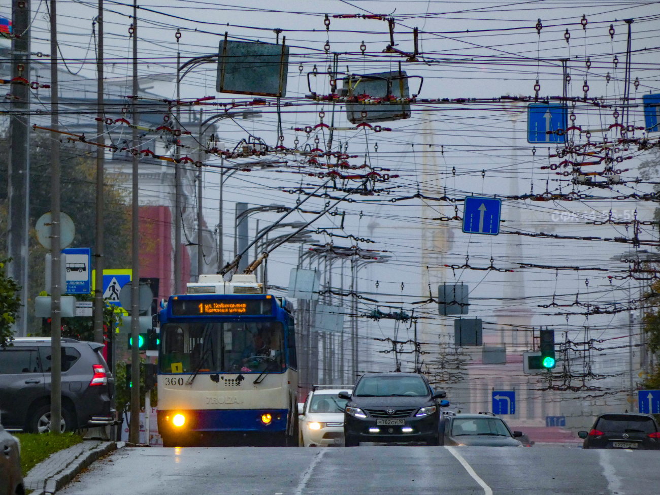 Petrozavodsk — Trolleybus Lines and Infrastructure