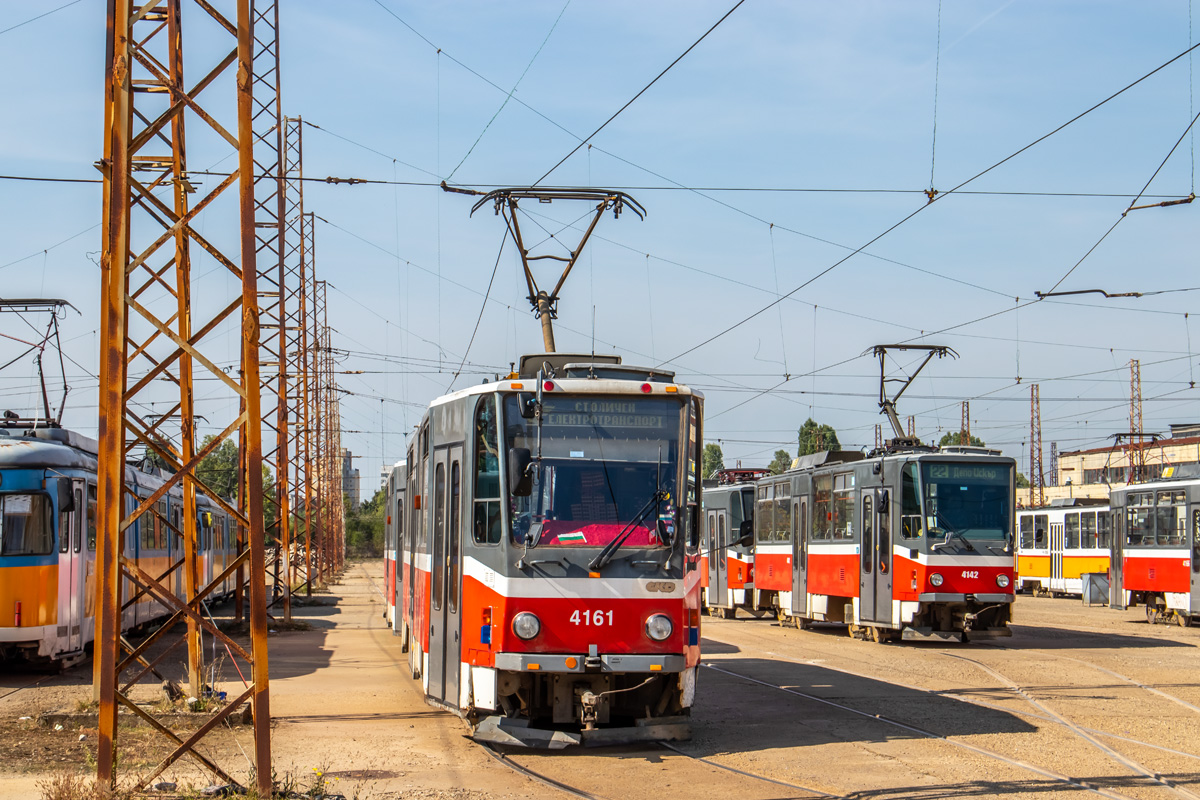 Sofia, Tatra T6A5 Nr. 4161; Sofia — Tram depots: [4] Iskar