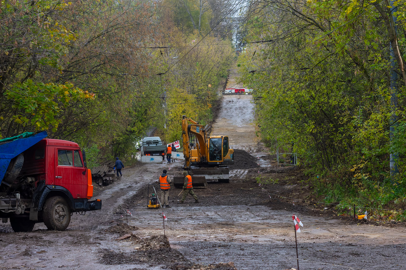 Нижний Новгород — Ремонт трамвайной линии в рамках концессионного соглашения. Этап №3