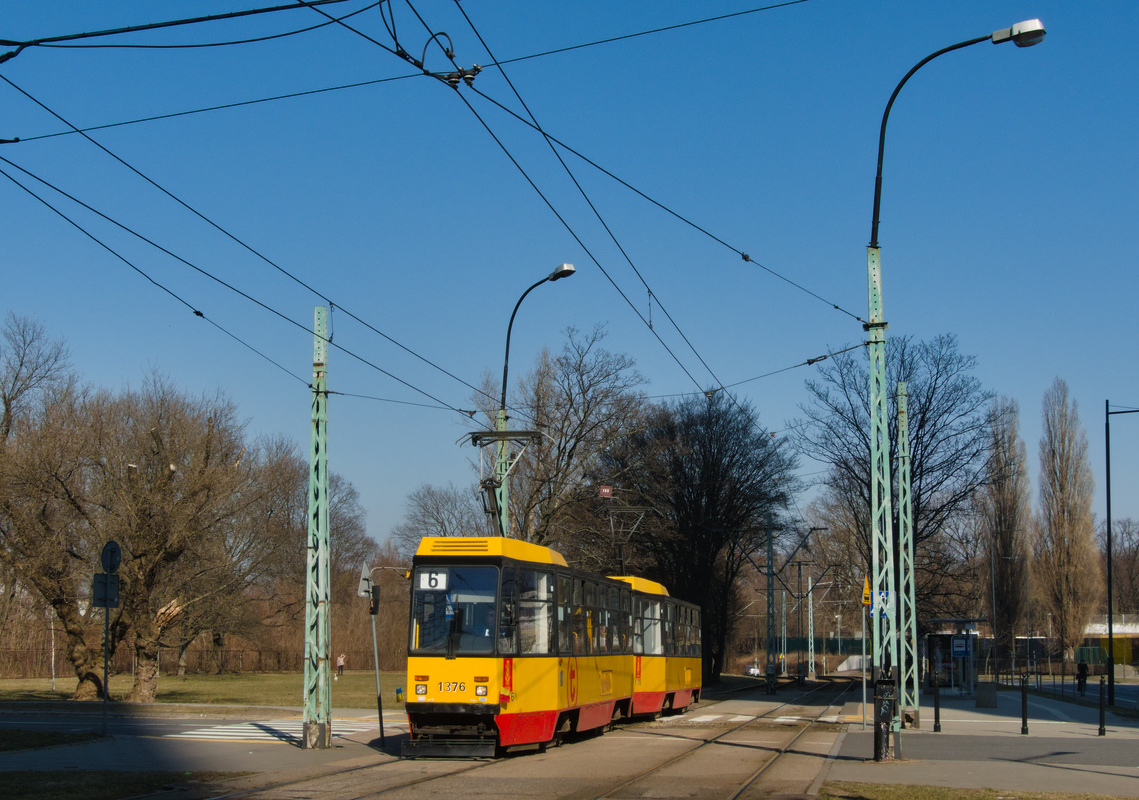 Варшава, Konstal 105Na № 1376