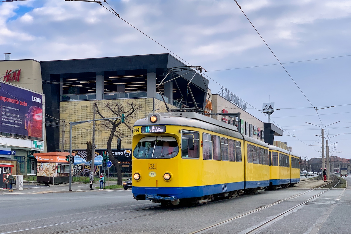 Арад, Duewag ET6 № 1014