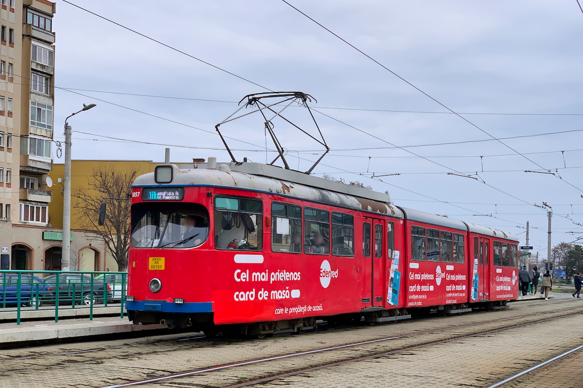 Арад, Duewag GT8 № 1857