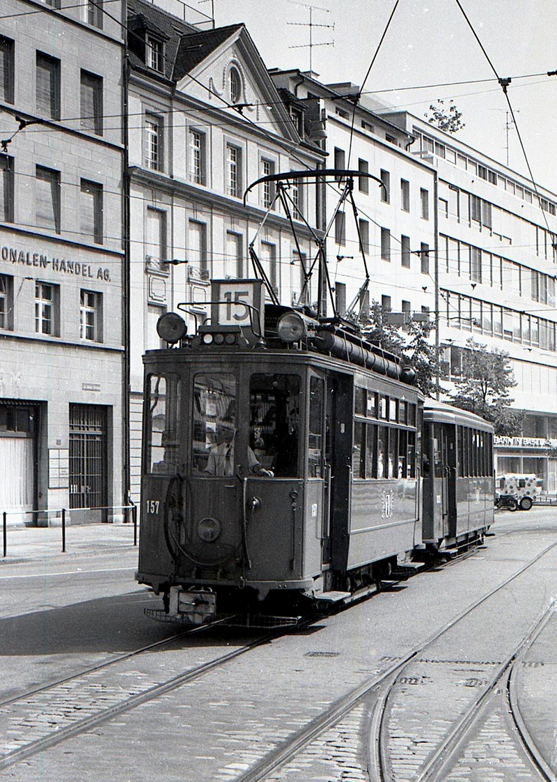 Базель, SWS/BBC Ce 2/2 № 157; Базель — Старые фотографии