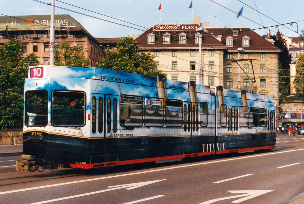 Цюрих, SWS/SWP/BBC Be 4/6 "Tram 2000" № 2001