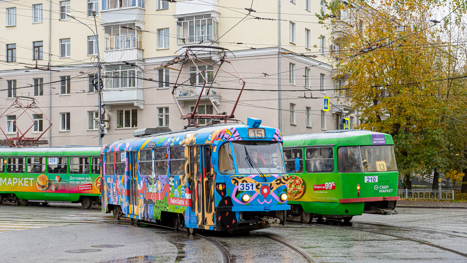 Екатеринбург, Tatra T3SU № 351