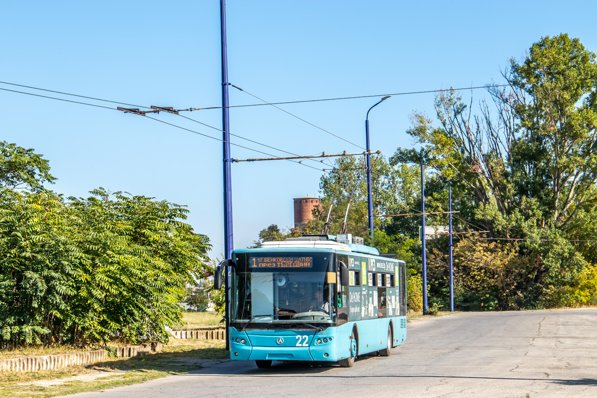 Пазарджик, ЛАЗ E183A1 № 22