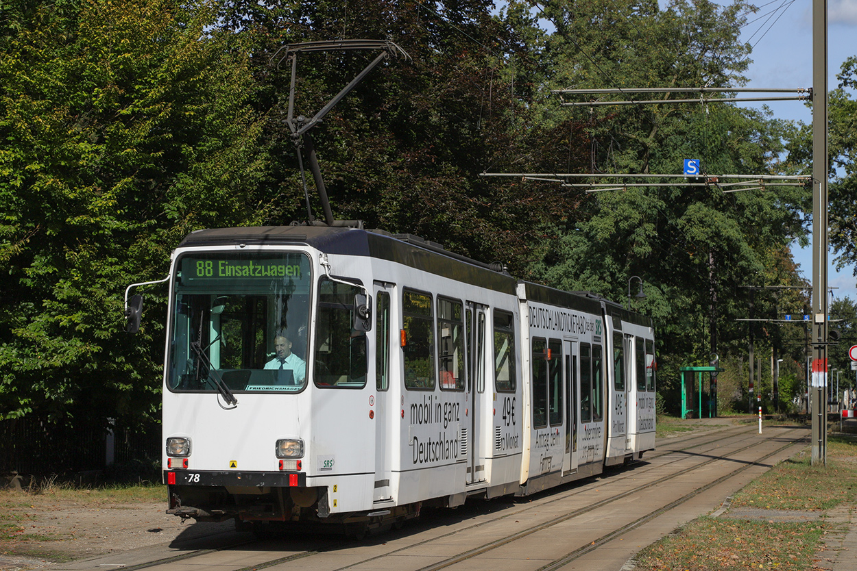 Шёнайхе – Рюдерсдорф, Duewag M6C-NF № 78