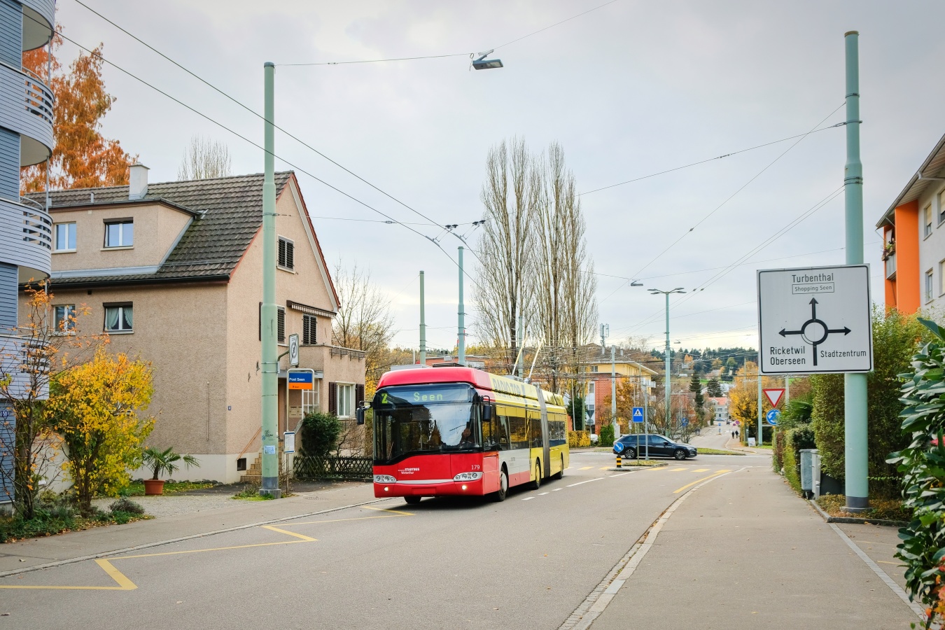 Winterthur, Solaris Trollino II 18 AC Nr 179