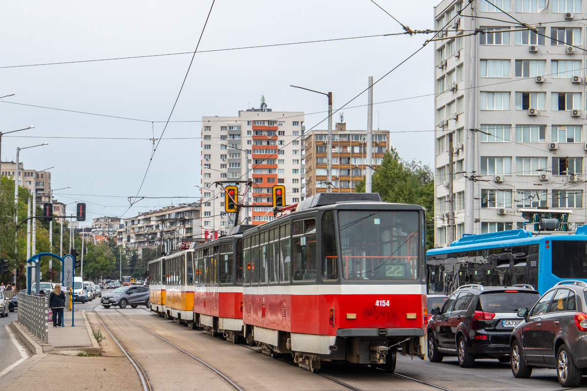 София, Tatra T6A5 № 4154