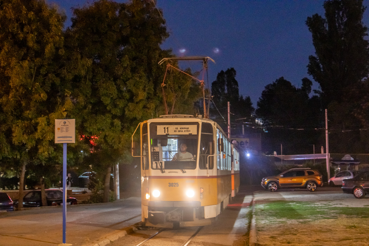 Sofia, Tatra T6A2B # 3025