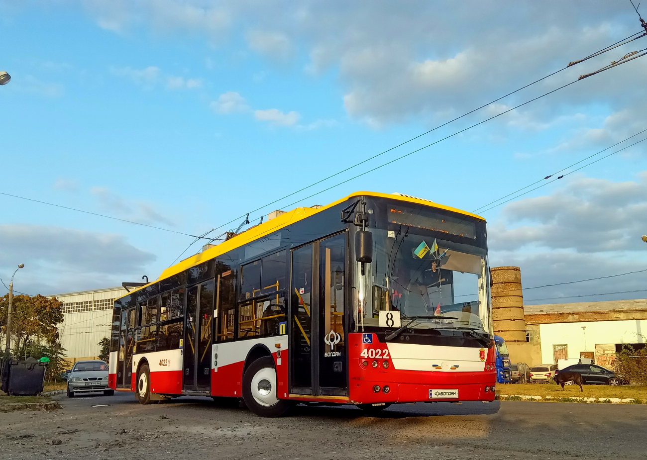 Одесса, Богдан Т70117 № 4022 Одесса, Богдан Т70117 № 4022