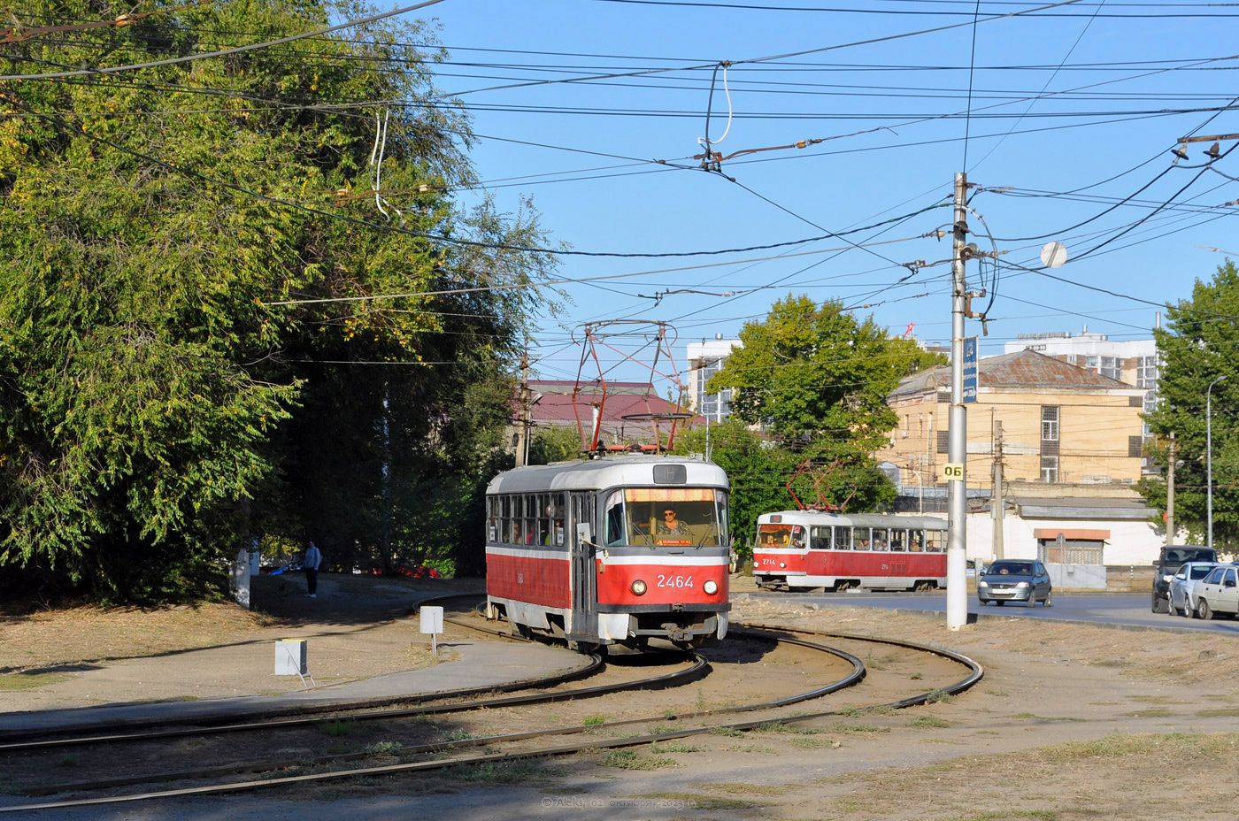 Волгоград, Tatra T3SU (двухдверная) № 2464