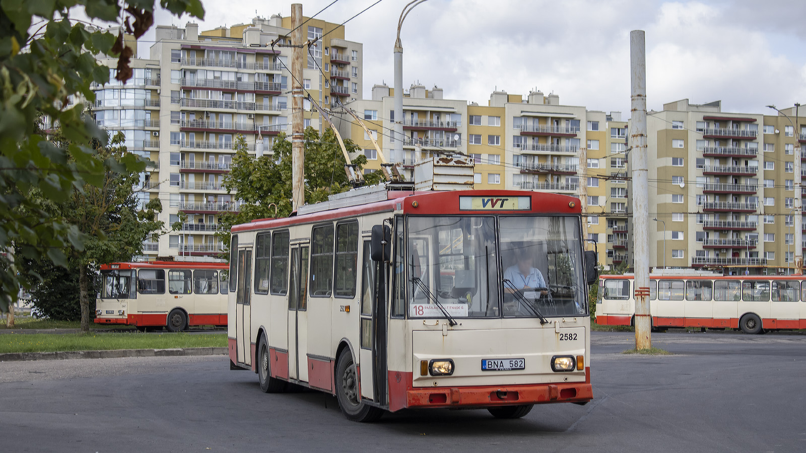 Vilnius, Škoda 14Tr07 # 2582 Vilnius, Škoda 14Tr07 # 2582