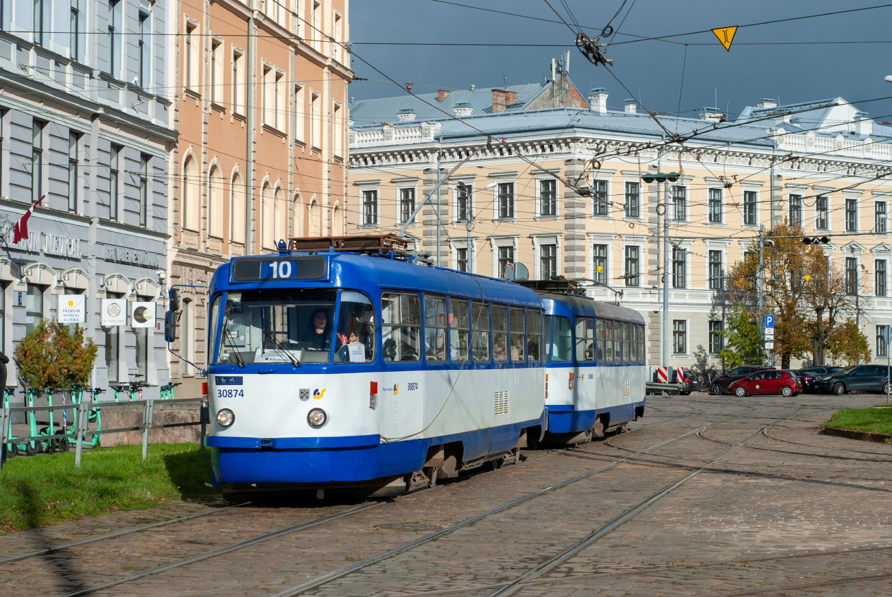 Рига, Tatra T3A № 30874