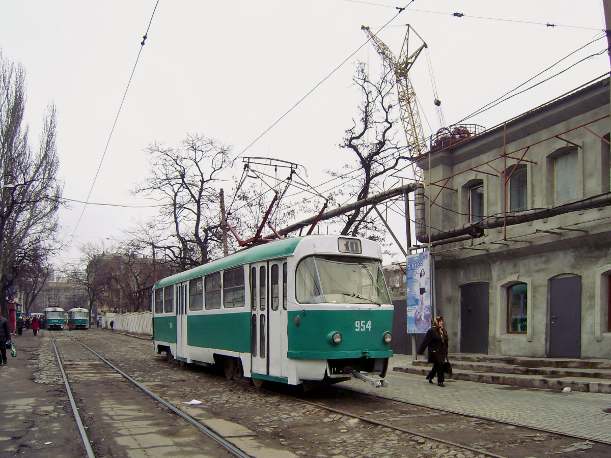 Донецк, Tatra T3SU № 954