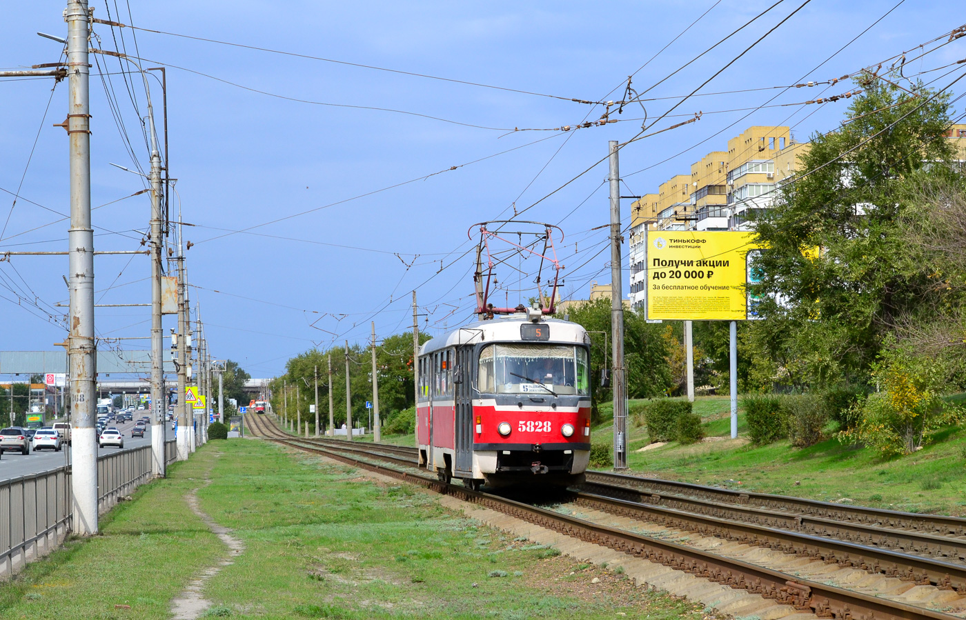 Volgograd, Tatra T3SU N°. 5828