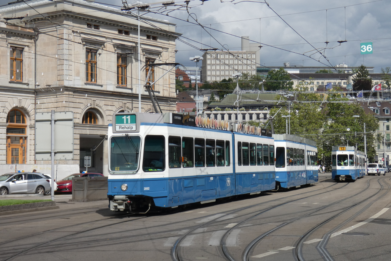 Цюрих, SWP/SIG/BBC Be 4/6 "Tram 2000" № 2052
