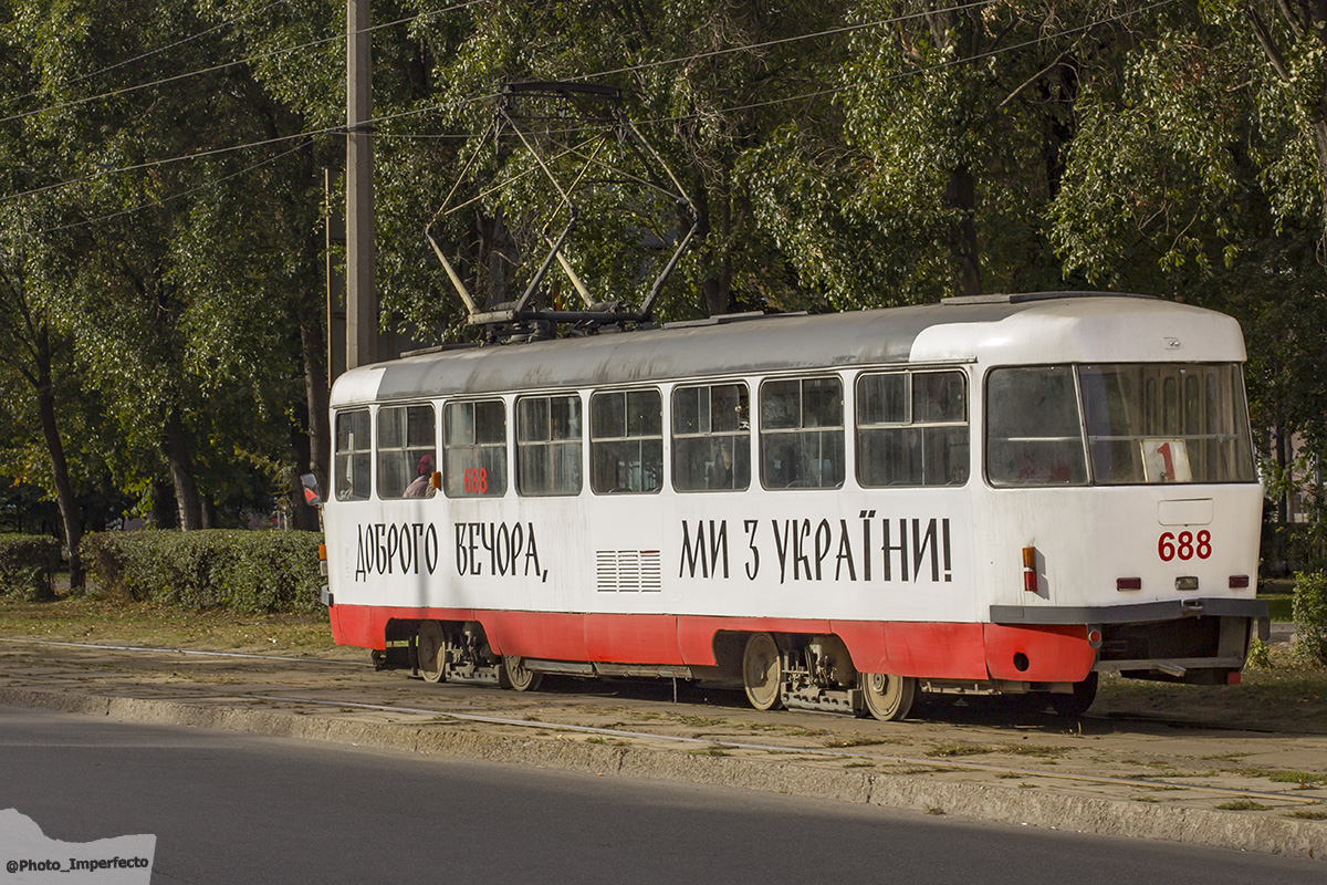 Каменское, Tatra T3SU № 688