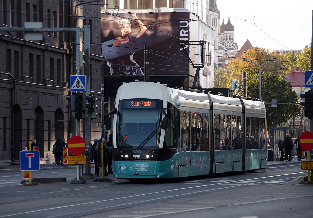 Таллин, CAF Urbos AXL № 520