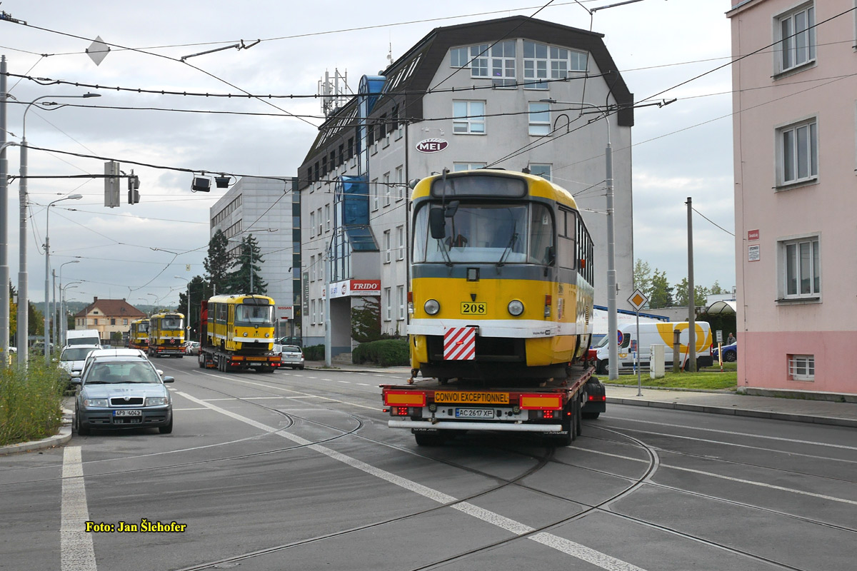 Plzeň, Tatra T3R.P № 208